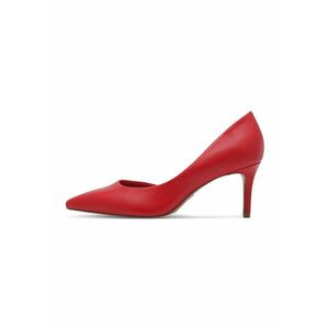 Pantofi de piele ecologica cu varf ascutit imagine