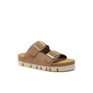 Papuci dama Piele nabuc - 302052073 imagine