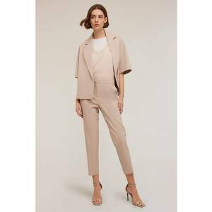 Pantaloni crop cu talie inalta imagine