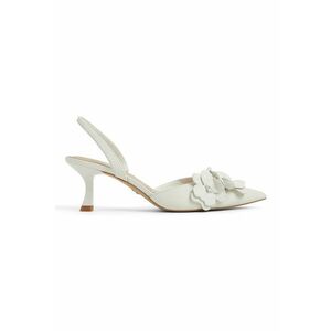 Pantofi din piele cu detalii florale Lilania imagine