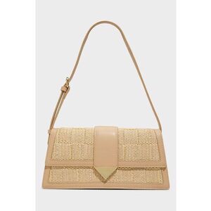 Geanta din piele ecologica si materiak textil cu bareta de umar Zenithbag imagine