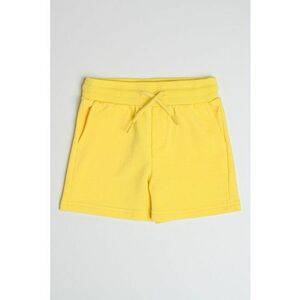 Pantaloni scurti din amestec de bumbac cu snururi imagine