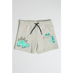 Pantaloni scurti din amestec de bumbac cu imprimeu imagine