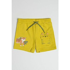 Pantaloni scurti din amestec de bumbac cu imprimeu imagine