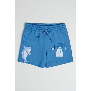 Pantaloni scurti din amestec de bumbac cu imprimeu imagine