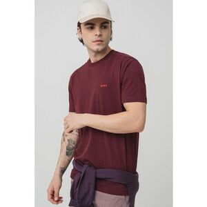 Tricou cu logo discret si decolteu la baza gatului imagine