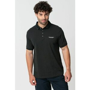 Tricou polo slim fit din bumbac cu logo discret imagine
