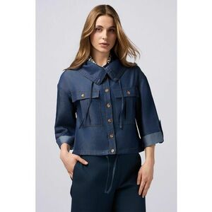Bluza din denim cu nasturi imagine