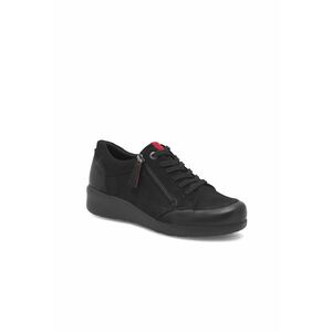 Pantofi sport dama - 367635 - Piele nabuc - Negru imagine