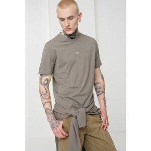 Tricou cu decolteu la baza gatului si logo discret imagine
