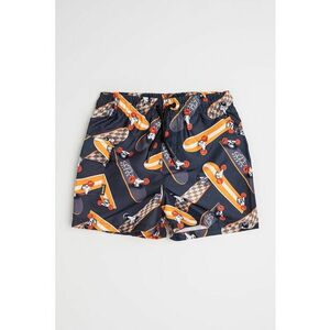 Pantaloni scurti de baie cu talie ajustabila si model imagine