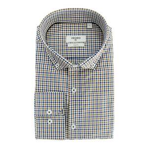 Camasa oxford din bumbac cu model in carouri imagine