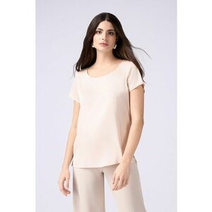 Tricou satinat cu decolteu rotund imagine