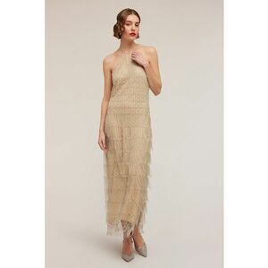 Rochie midi cu decolteu halter imagine