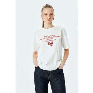 Tricou lejer cu text imagine