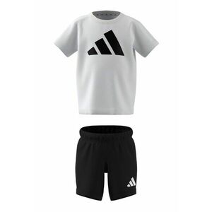 Set de pantaloni scurti si tricou cu imprimeu logo imagine