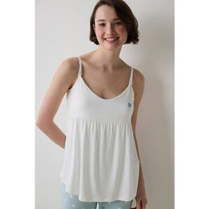 Top de pijama cu decolteu rotund pentru gravide imagine