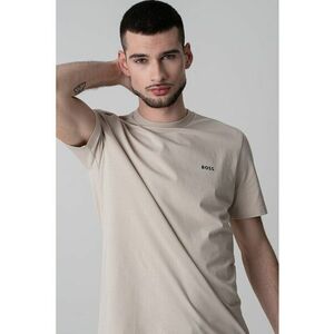 Tricou cu logo discret si decolteu la baza gatului imagine
