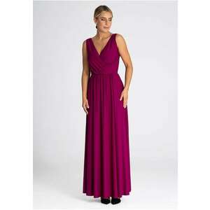 Rochie lunga eleganta - fara maneci - poliester - violet imagine