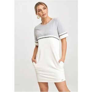 Rochie hanorac - bumbac - gri imagine
