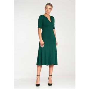 Rochie formala - verde - viscoza imagine