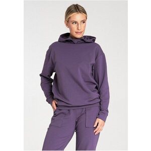 Hanorac dama M1034 - violet - confortabil - versatil - bumbac - imagine