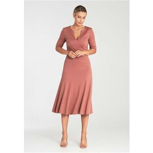 Rochie formala - model M1033 - viscoza - roz - imagine