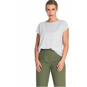 Tricou dama M1048 - Poliester/Elastan - Alb imagine