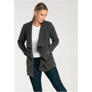 Cardigan dama - M1043 - gri inchis - lana-acril-poliester imagine