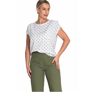 Tricou dama M1048 - Poliester/Elastan - Alb - imagine
