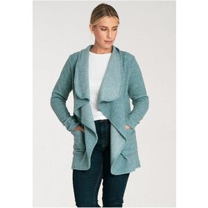 Cardigan dama - M1043 - lana - menta imagine