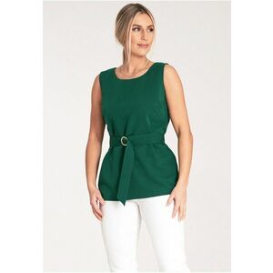 Bluza dama - Poliester/Viscoza - Eleganta - Verde imagine
