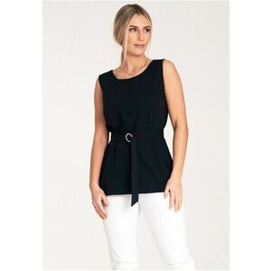 Bluza dama - Poliester/Viscoza - Eleganta - Bleumarin - imagine