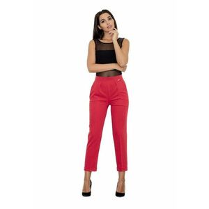 Pantaloni eleganti de dama - Flolydd - rosu imagine