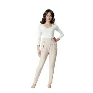 Pantaloni eleganti de dama - Ardal - bej imagine