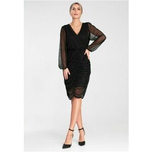 Rochie neagra - din poliester - imagine