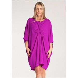Rochie eleganta violet - 100% poliester - confortabila - imagine