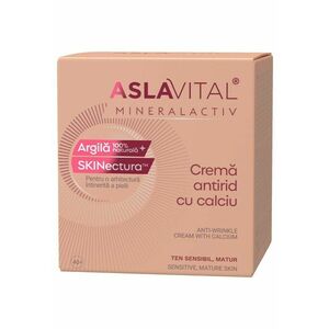 Crema antirid cu calciu pentru ten sensibil si matur Mineralactiv - 50 ml imagine