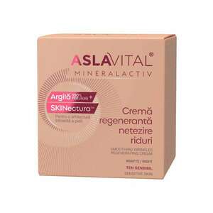 Crema regeneranta de noapte pentru netezirea ridurilor - pentru ten sensibil - Mineralactiv - 50 ml imagine