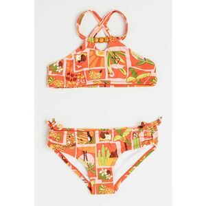 Costum de baie cu doua piese si margele imagine