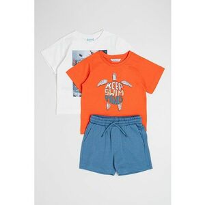 Set de tricouri cu imprimeu si pantaloni scurti - 3 Piese imagine