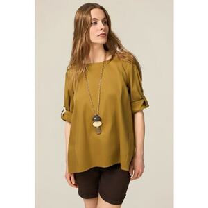 Bluza vaporoasa cu maneci 3/4 imagine