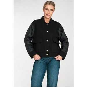 Jacheta dama M1097 - Poliester/Viscoza - Negru - imagine