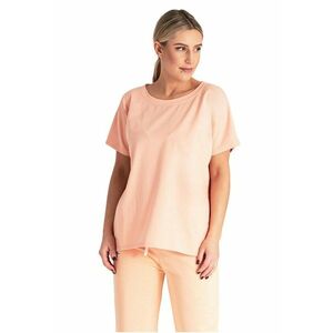 Tricou dama M1164 - Bumbac/Elastan - Portocaliu - imagine