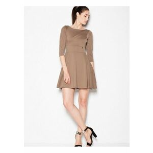 Rochie de zi maro - casual - imagine