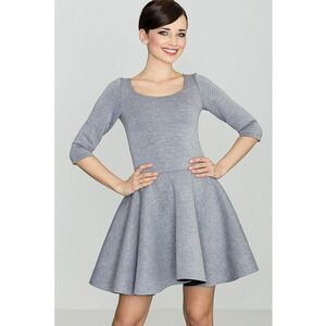 Rochie K227 - gri - poliester imagine