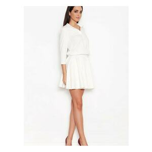 Rochie de zi cu zi - casual - confortabil - material usor - alb imagine