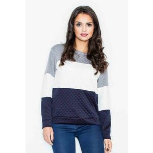 Hanorac dama multicolor - maneci lungi - poliester/elastan - imagine
