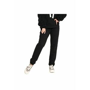 Pantaloni sport dama M1056 - Bumbac - Negru - imagine