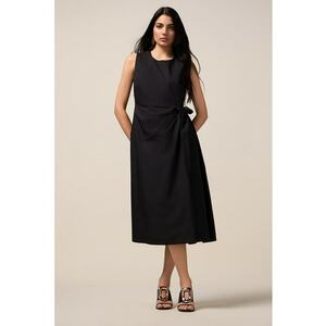 Rochie midi cu decolteu rotund imagine